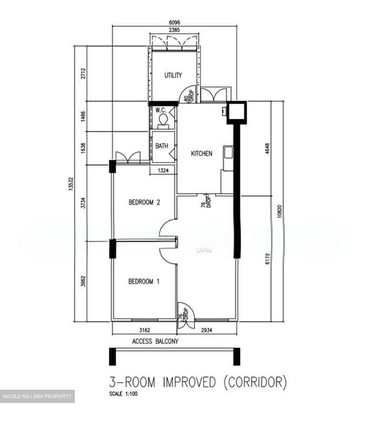 Blk 12 Holland Vista (Queenstown), HDB 3 Rooms #586082851
